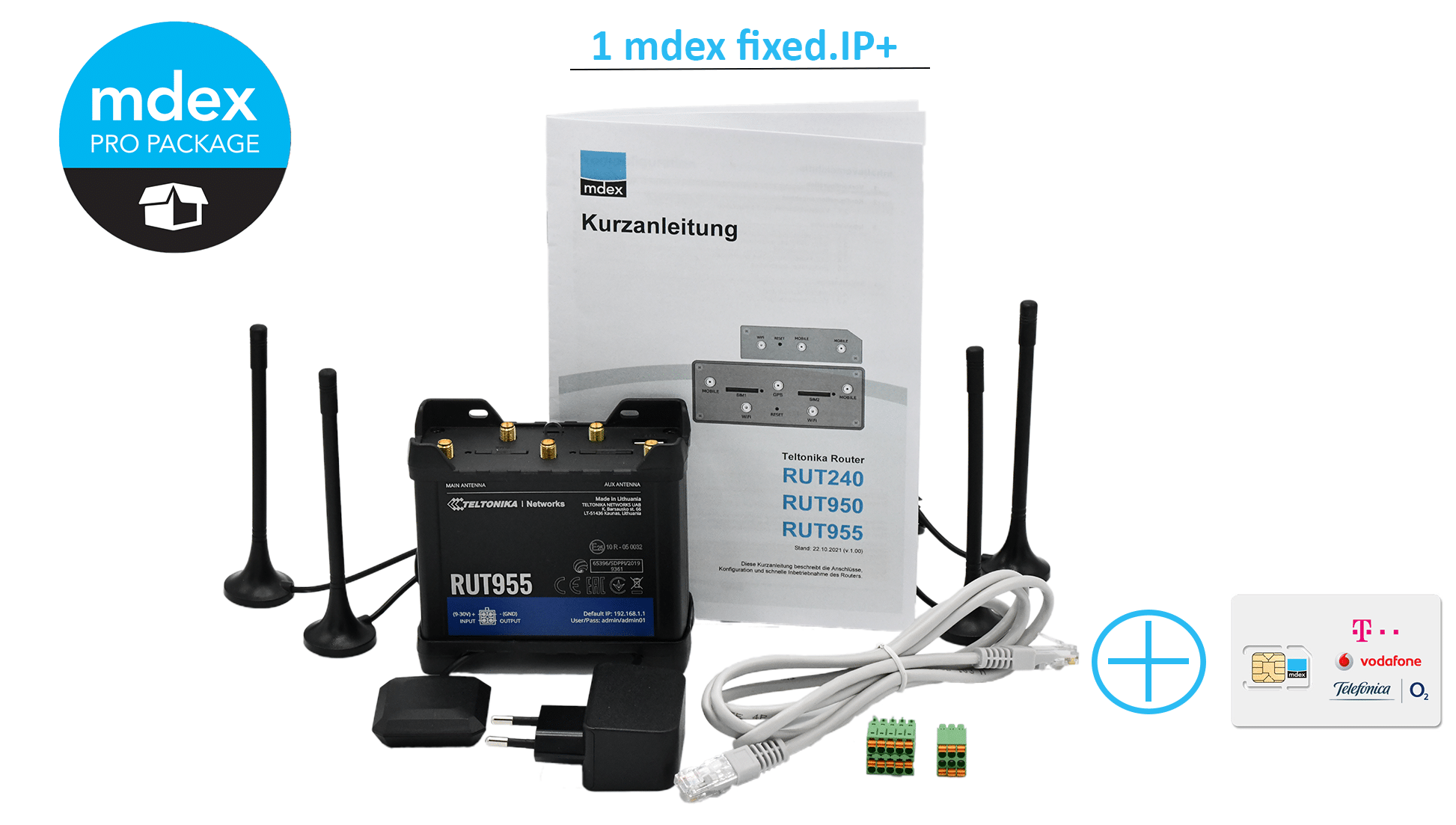 mdex mobile.WEB Paket für den geschützten Fernzugriff auf 1 Endgerät