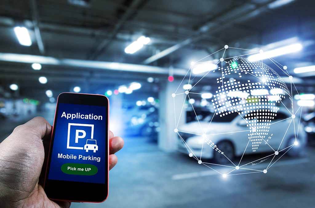 Digitale Verwaltung von Parkplätzen in Parkgarage