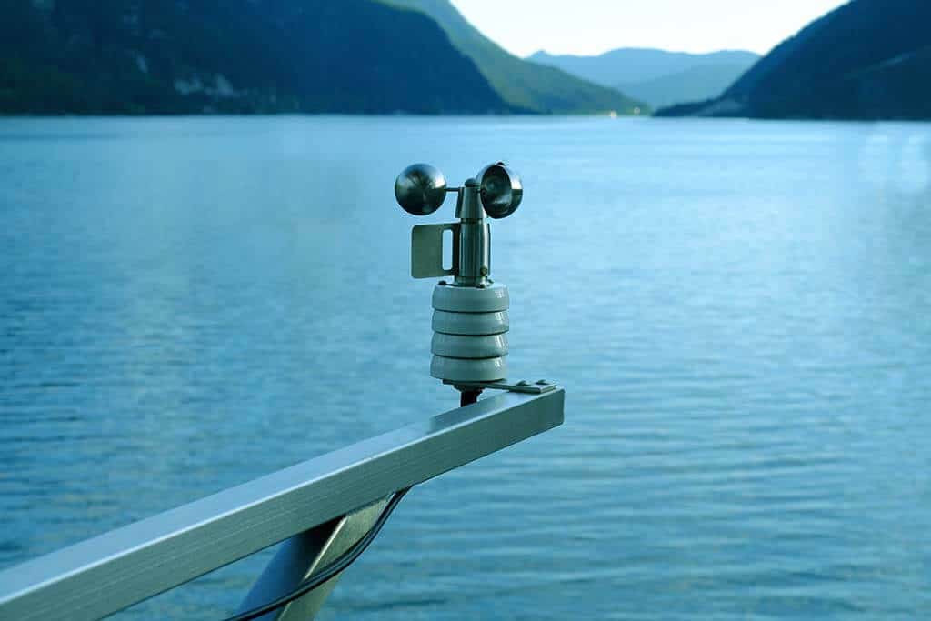 Wassermessgerät Wassermessgerät am See