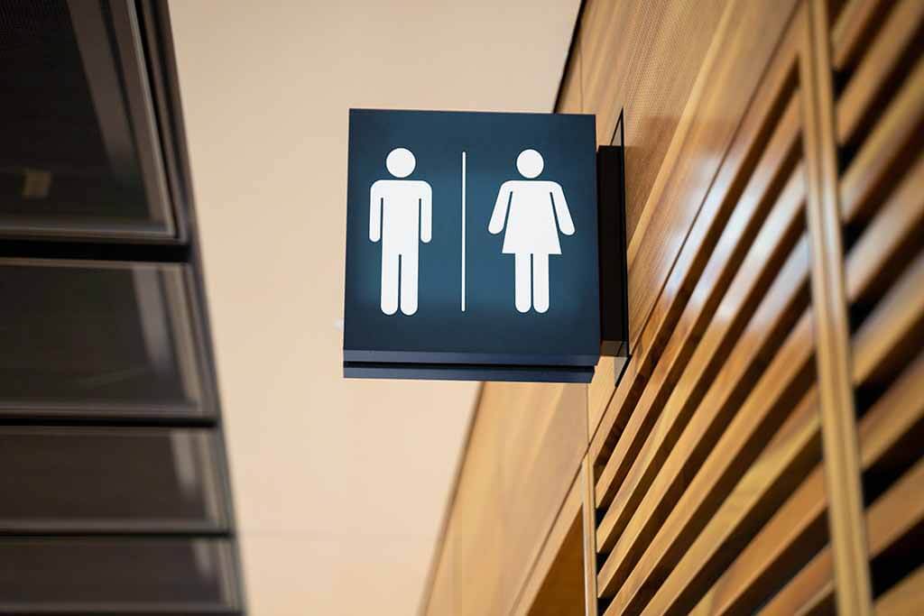 WC Schild WC Schild öffentliche Toilette
