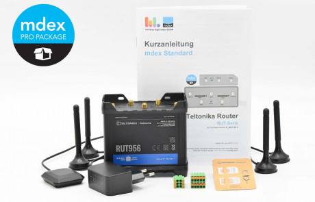 Industrie-Router Teltonika RUT956 mit Zubehör