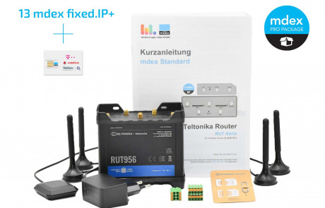 Teltonika RUT956 Industrie-Router mit Zubehör