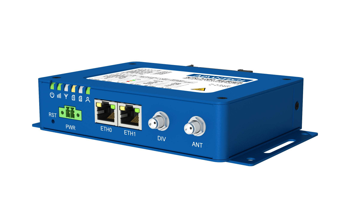 Industrie-Router: LTE-Router zur Montage auf der Hutschiene